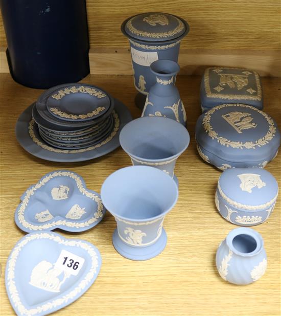 A collection of Jasperware